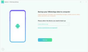 watsgo guide - select device to backup