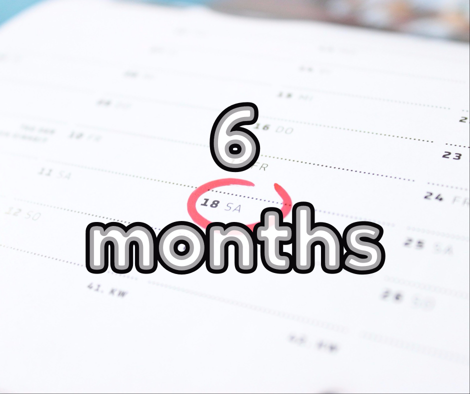 How Many Days is 6 Months