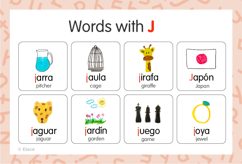 Spanish Words That Start with J